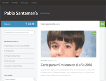 Tablet Screenshot of pablosantamaria.com